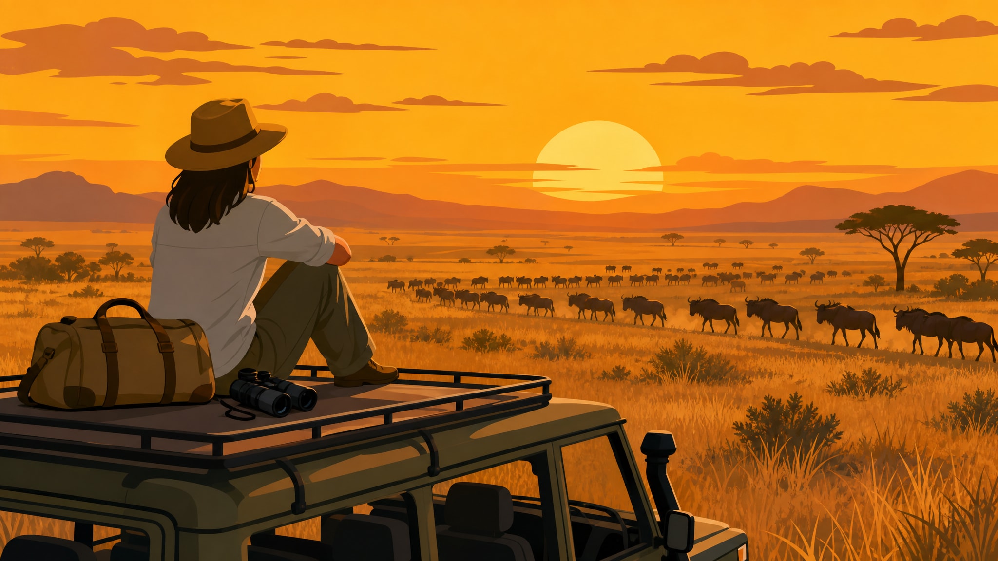 Singles Trip to Kenya Safari 2027: Great Migration!